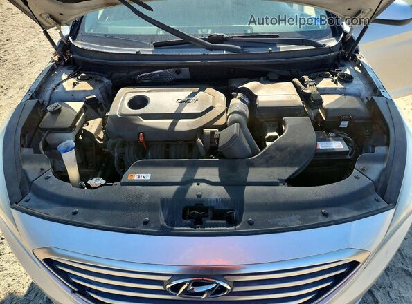 5NPE24AF3GH292475 2016 HYUNDAI SONATA Gray Սալոնի հետևի տեսք