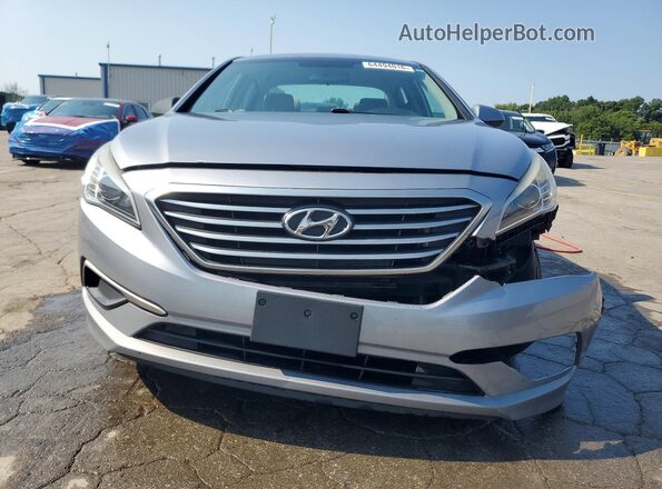 5NPE24AF3GH292590 2016 HYUNDAI SONATA Silver Front view