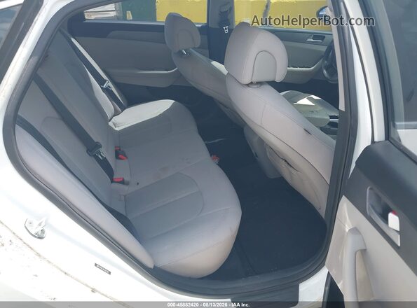 5NPE24AF3GH303782 2016 HYUNDAI SONATA White Вид наклейки з VIN-кодом