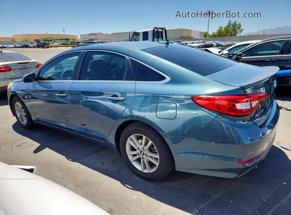 5NPE24AF3GH324213 2016 HYUNDAI SONATA Blue Задня ліва чверть