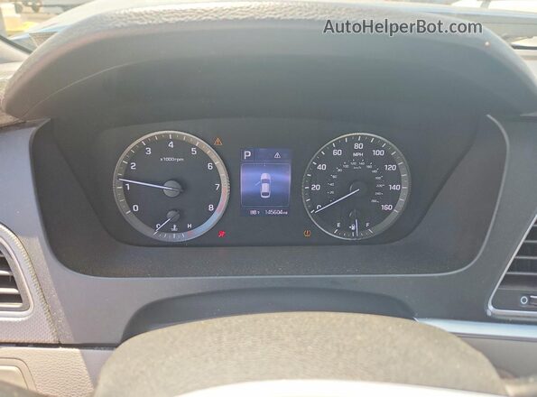 5NPE24AF3GH327161 2016 HYUNDAI SONATA Синий Вид щитка приборов