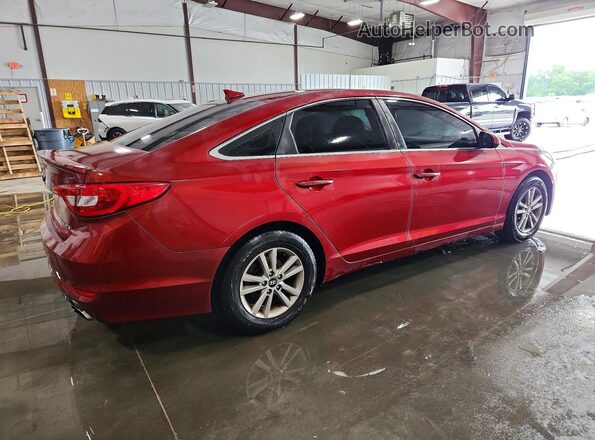 5NPE24AF3GH334921 2016 HYUNDAI SONATA Maroon Trasero derecho