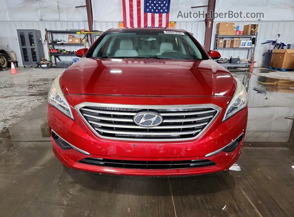 5NPE24AF3GH334921 2016 HYUNDAI SONATA Maroon Vista frontal