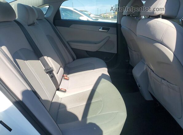 5NPE24AF3GH397517 2016 HYUNDAI SONATA White Հետևի նստատեղերի տեսք