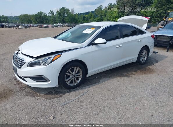 5NPE24AF3GH400206 2016 HYUNDAI SONATA White Przód lewy