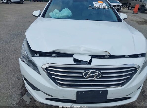 5NPE24AF3GH400206 2016 HYUNDAI SONATA White Widok z przodu