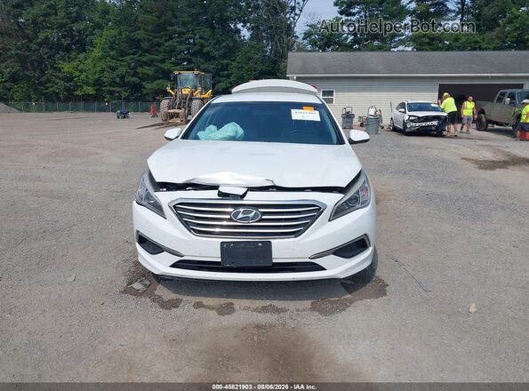 5NPE24AF3GH400206 2016 HYUNDAI SONATA White Widok wnętrza z tyłu