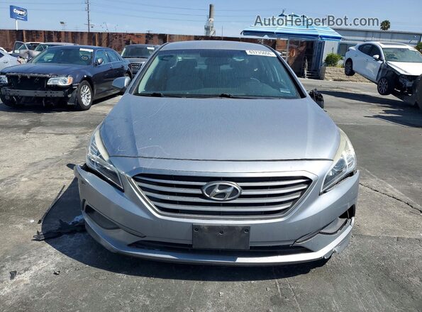 5NPE24AF3GH401324 2016 HYUNDAI SONATA Silver წინა ხედი