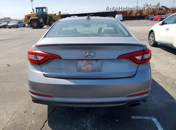 5NPE24AF3GH401324 2016 HYUNDAI SONATA Silver უკანა ხედი