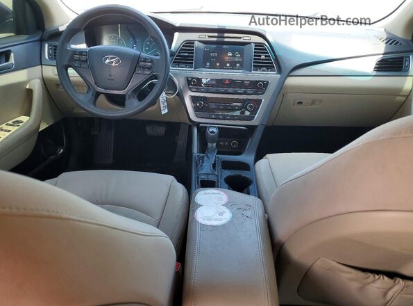 5NPE24AF3GH415885 2016 HYUNDAI SONATA Red Առջևի վահանակի տեսք