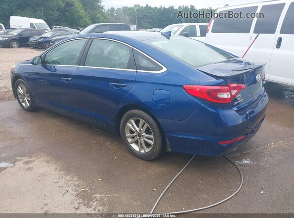 5NPE24AF3GH431102 2016 HYUNDAI SONATA Blue Tył lewy