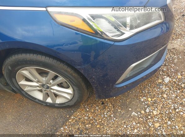 5NPE24AF3GH431102 2016 HYUNDAI SONATA Blue Widok wnętrza z tyłu