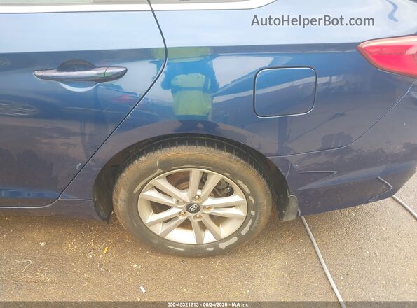 5NPE24AF3GH431102 2016 HYUNDAI SONATA Blue Widok zestawu wskaźników