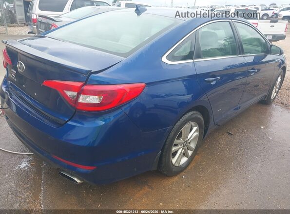 5NPE24AF3GH431102 2016 HYUNDAI SONATA Blue Tył prawy