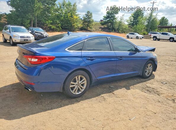5NPE24AF3HH438634 2017 HYUNDAI SONATA Синий Задняя правая четверть