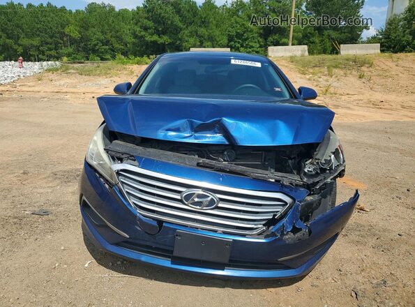 5NPE24AF3HH438634 2017 HYUNDAI SONATA Синий Вид спереди