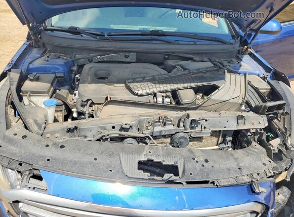 5NPE24AF3HH438634 2017 HYUNDAI SONATA Синий Вид задней части салона