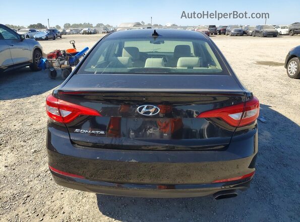 5NPE24AF3HH472797 2017 HYUNDAI SONATA Black უკანა ხედი