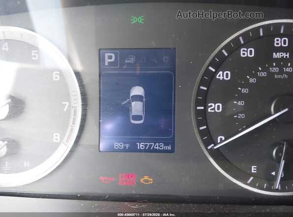 5NPE24AF3HH473657 2017 HYUNDAI SONATA Серебряный Вид задних сидений
