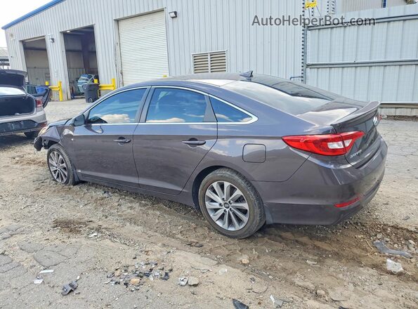 5NPE24AF3HH473691 2017 HYUNDAI SONATA Brown Rear left