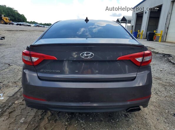5NPE24AF3HH473691 2017 HYUNDAI SONATA Brown Rear view