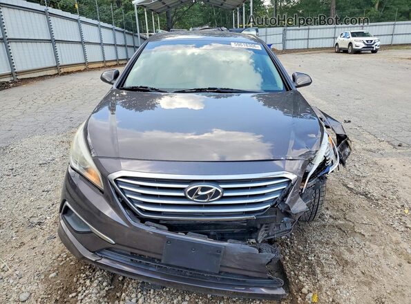 5NPE24AF3HH473691 2017 HYUNDAI SONATA Brown Front view