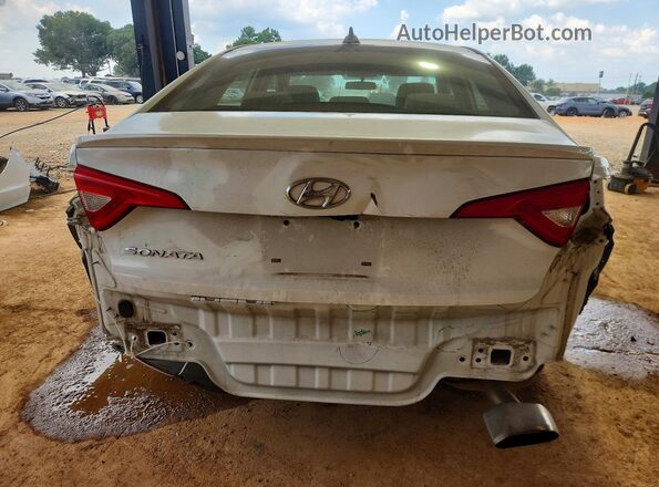 5NPE24AF3HH529080 2017 HYUNDAI SONATA White უკანა ხედი