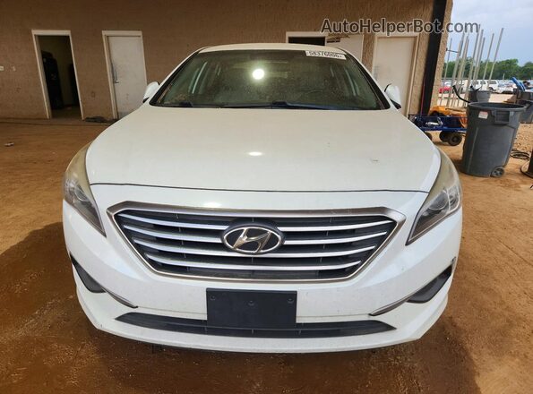 5NPE24AF3HH529080 2017 HYUNDAI SONATA White წინა ხედი
