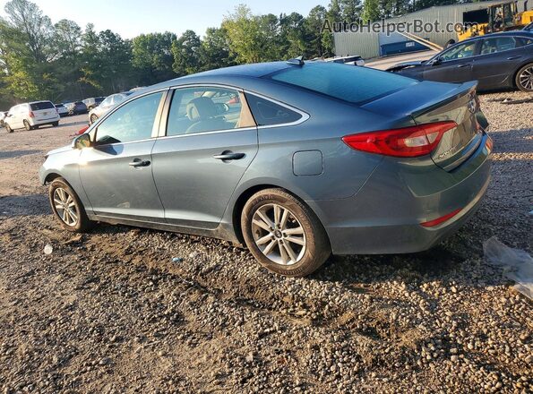 5NPE24AF3HH543187 2017 HYUNDAI SONATA Blue Rear left