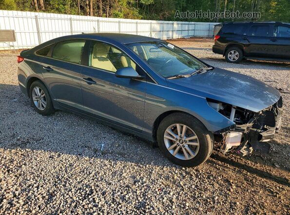 5NPE24AF3HH543187 2017 HYUNDAI SONATA Blue Front right