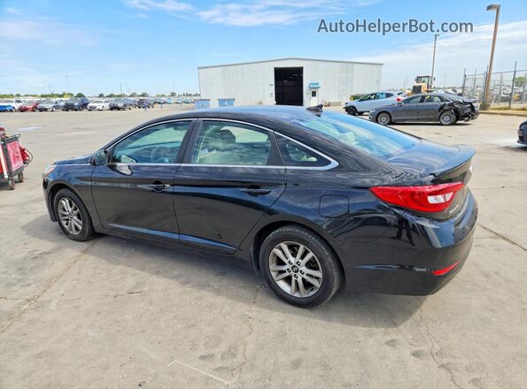 5NPE24AF3HH563570 2017 HYUNDAI SONATA Black Tył lewy