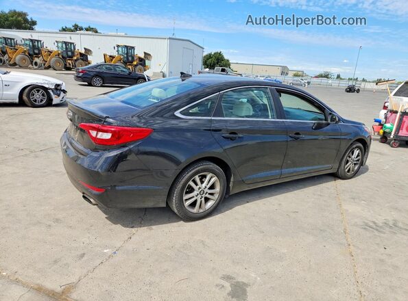 5NPE24AF3HH563570 2017 HYUNDAI SONATA Black Tył prawy