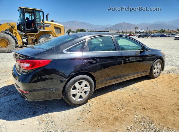 5NPE24AF3HH583737 2017 HYUNDAI SONATA Black Trasero derecho