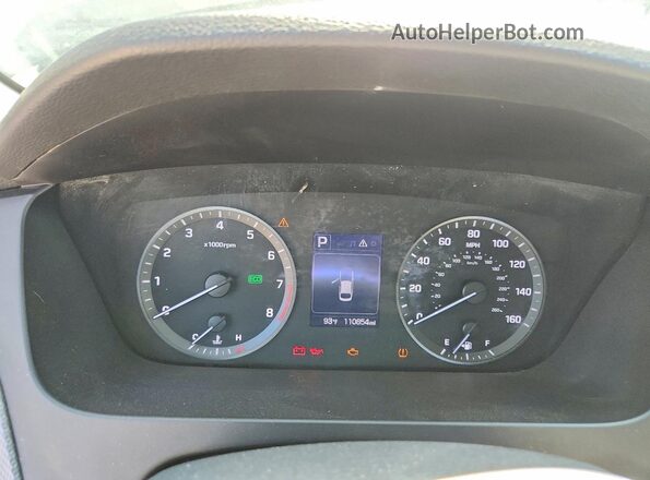 5NPE24AF3HH583737 2017 HYUNDAI SONATA Black Vista del cuadro de instrumentos