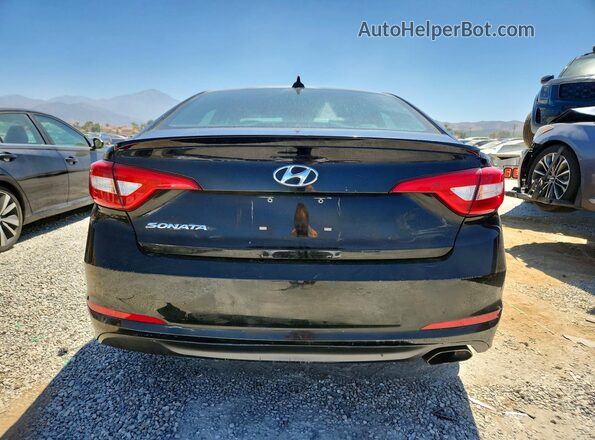 5NPE24AF3HH583737 2017 HYUNDAI SONATA Black Vista trasera