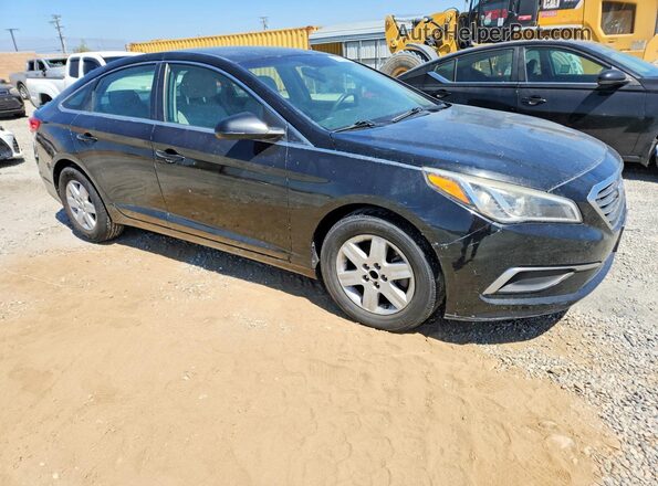 5NPE24AF3HH583737 2017 HYUNDAI SONATA Black Delantero derecho