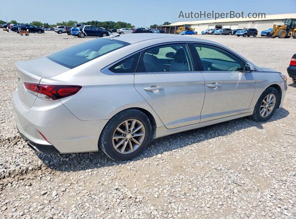 5NPE24AF3JH601403 2018 HYUNDAI SONATA Серебряный Задняя правая четверть
