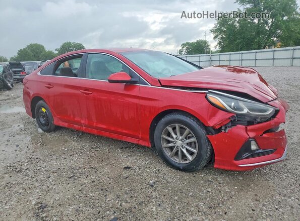 5NPE24AF3JH602180 2018 HYUNDAI SONATA Red Առջևի աջ