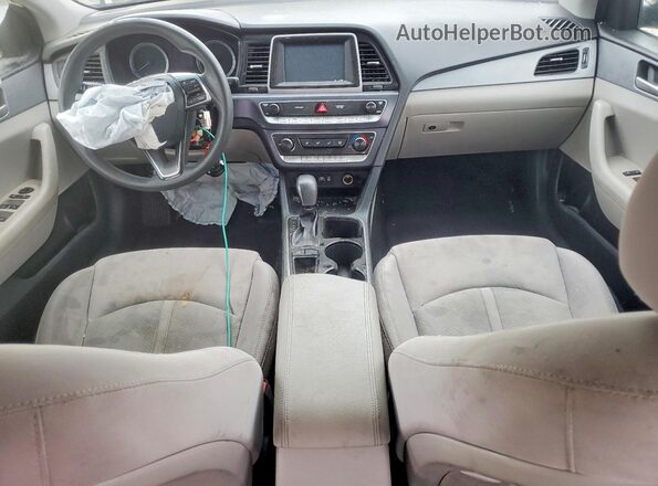 5NPE24AF3JH602180 2018 HYUNDAI SONATA Red Առջևի վահանակի տեսք