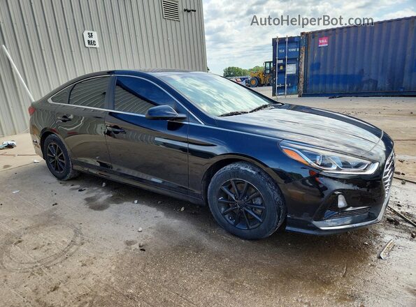 5NPE24AF3JH611820 2018 HYUNDAI SONATA Black Przód prawy