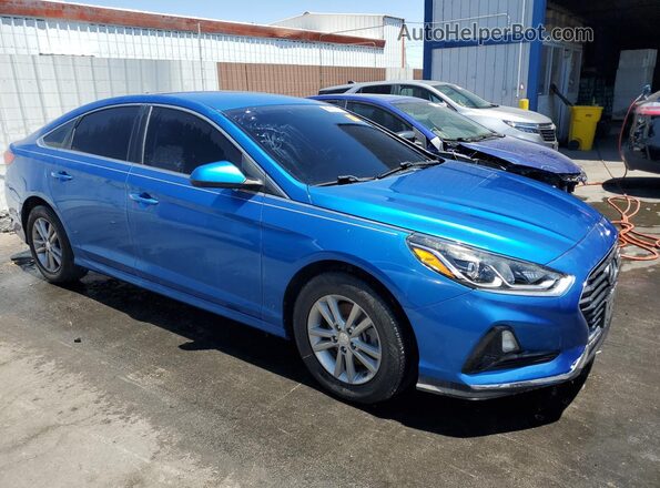 5NPE24AF3JH614894 2018 HYUNDAI SONATA Blue 