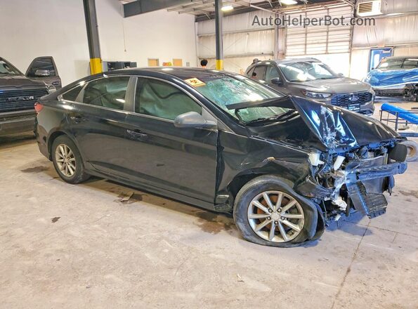 5NPE24AF3JH634529 2018 HYUNDAI SONATA Charcoal Delantero derecho