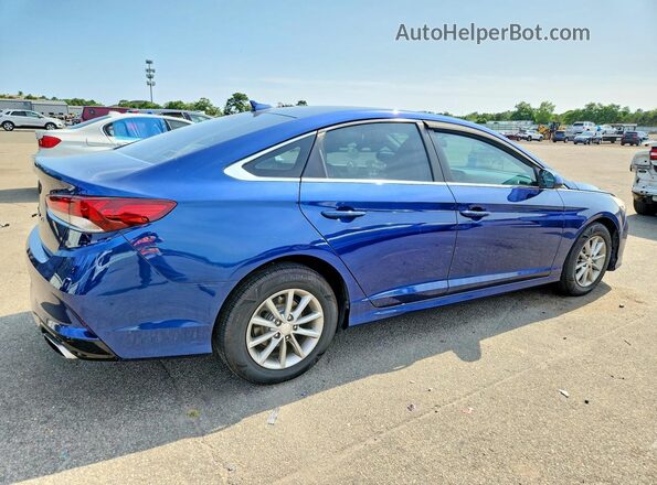 5NPE24AF3JH660693 2018 HYUNDAI SONATA Blue უკანა მარჯვენა