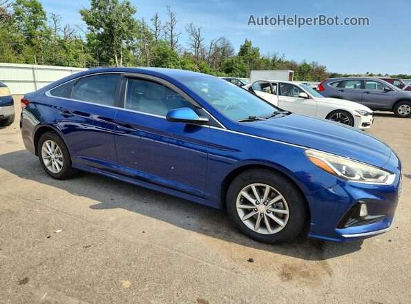 5NPE24AF3JH660693 2018 HYUNDAI SONATA Blue წინა მარჯვენა
