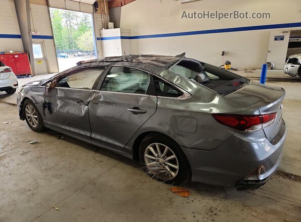 5NPE24AF3JH687571 2018 HYUNDAI SONATA Gray Tył lewy
