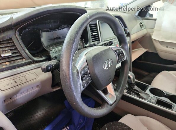 5NPE24AF3JH687571 2018 HYUNDAI SONATA Gray Widok zestawu wskaźników