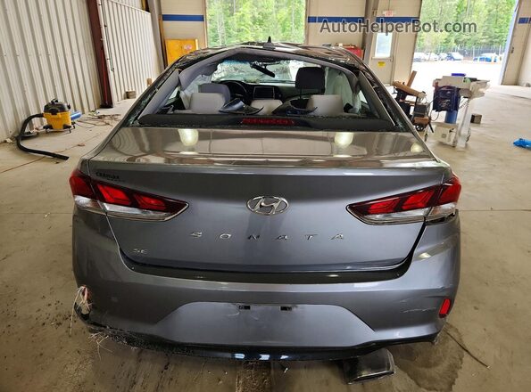5NPE24AF3JH687571 2018 HYUNDAI SONATA Gray Widok z tyłu