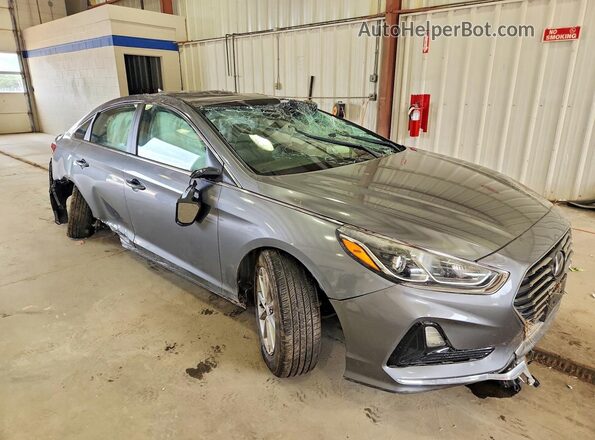 5NPE24AF3JH687571 2018 HYUNDAI SONATA Gray Przód prawy