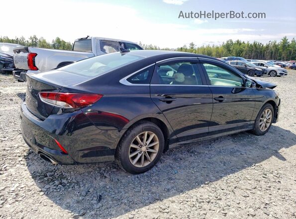 5NPE24AF3KH737631 2019 HYUNDAI SONATA Black Tył prawy