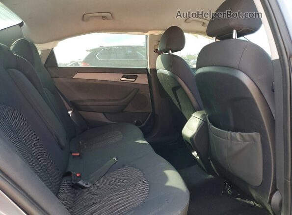 5NPE24AF3KH741453 2019 HYUNDAI SONATA Gray უკანა სავარძლების ხედი